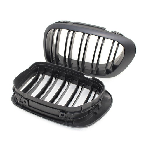 US Double Slat Front Kidney Bumper Grille For BMW 3 Series E46 M3 Cabrio - Picture 5 of 5