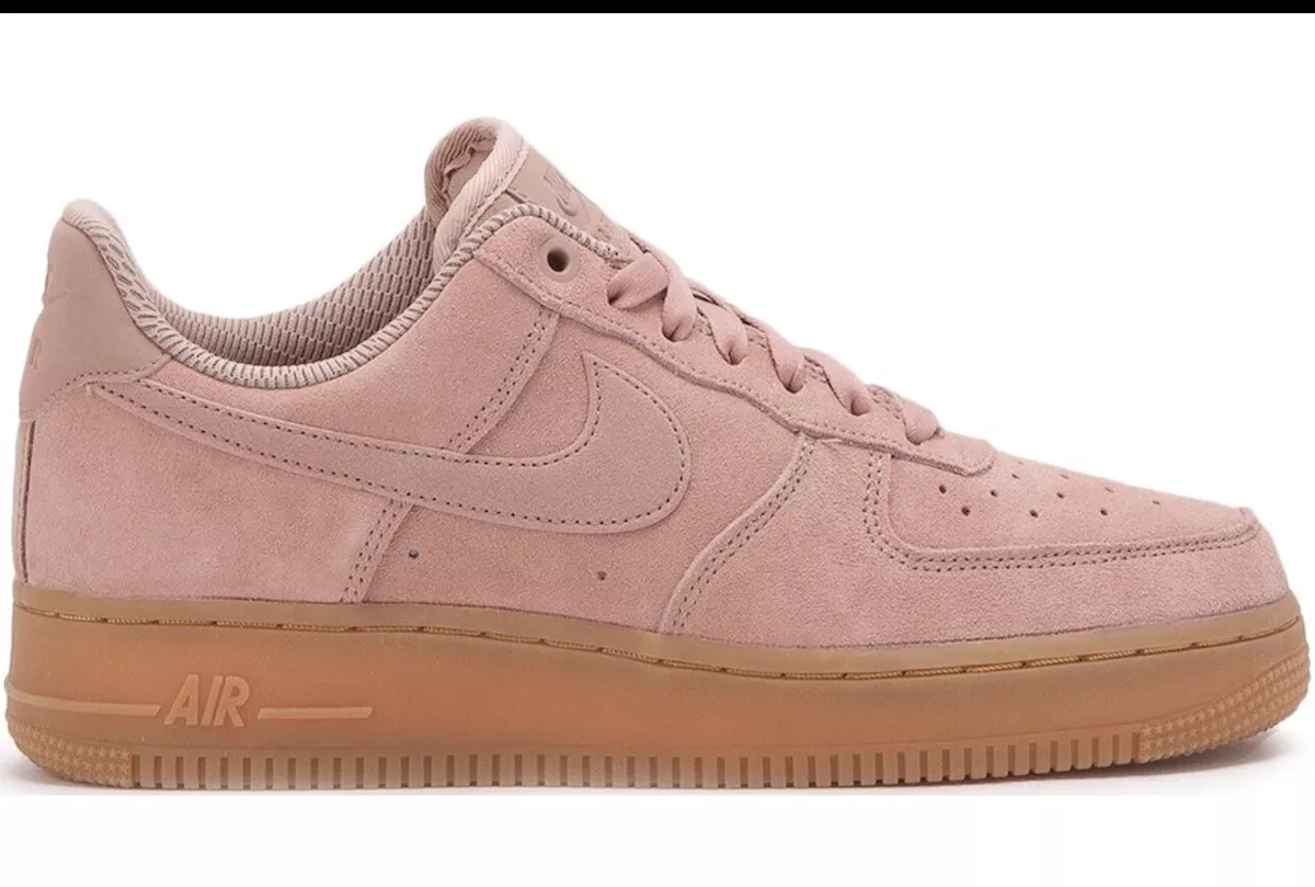 Nike Air Force 1 07 LV8 Suede 'Particle Pink Gum AA1117 600 Sz. 13  Pink Pig RARE