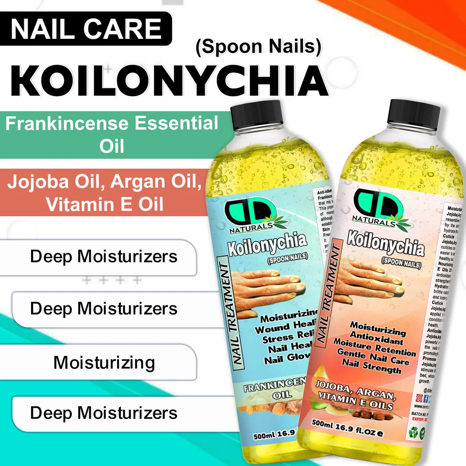 DD TECK Koilonychia (Löffel Nägel) Pflegebehandlung | Verbesserung der Nagelgesundheit & Wellness - UK