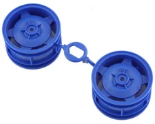 Tamiya Star Dish Rear 2WD Buggy Wheels (Blue) (2) [TAM54682]