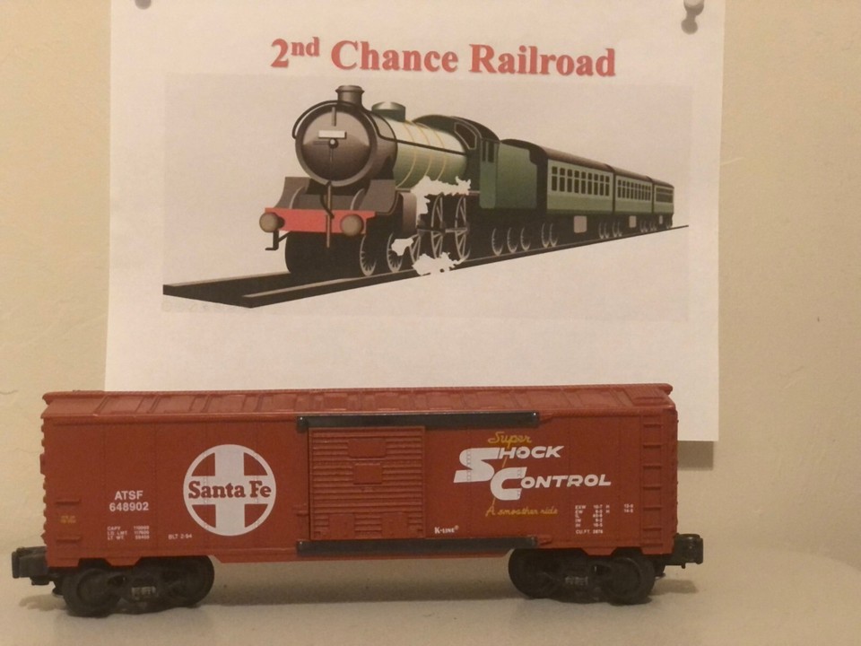 O Scale Trains KLine Santa Fe Box Car 648902 eBay