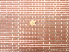 Dolls House Bedford Brick Paper A3 Quality Card Sheet 1:12 Scale WP547 tumdee