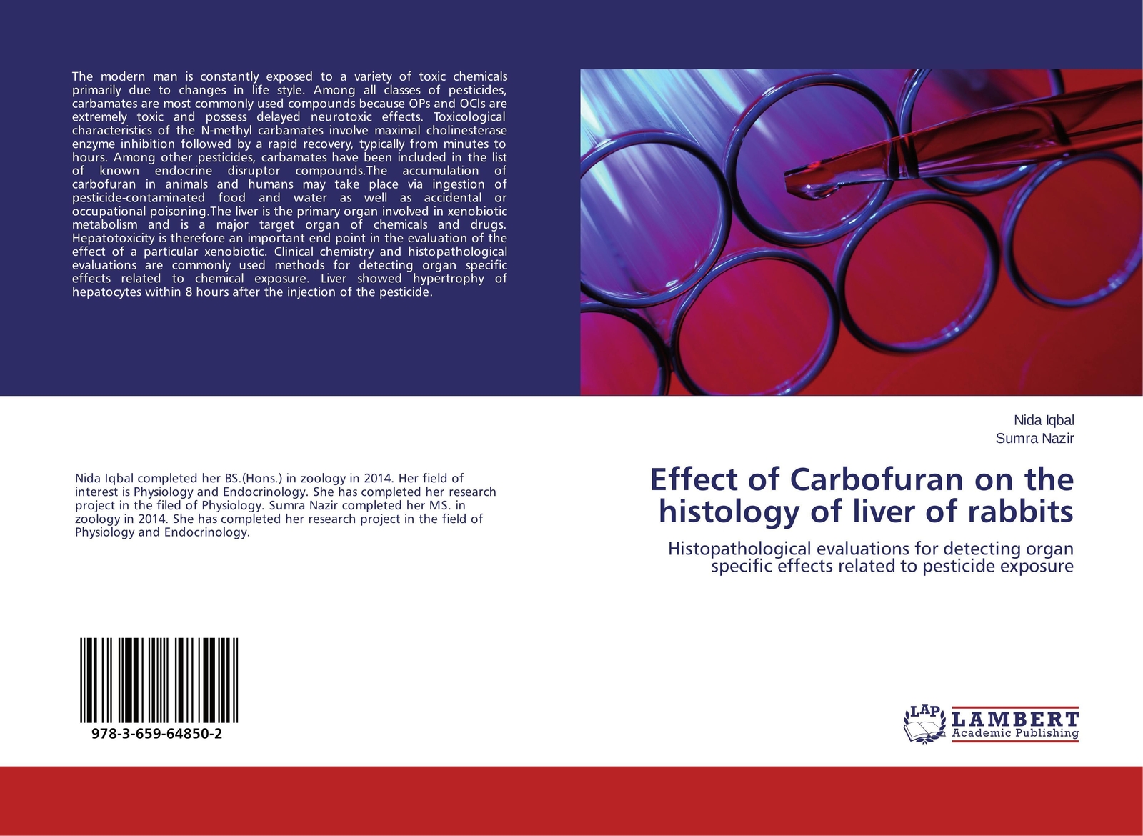 Thumbnail - Nida Iqbal (u. A.) | Effect Of Carbofuran On The Histology Of Liver Of