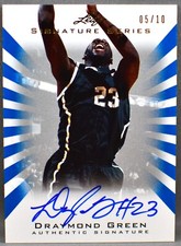 2012-13 Leaf Signature Series Draymond Green RC ROOKIE BLUE AUTO #5/10 #BA-DG1