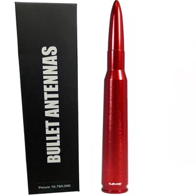 VMS Red Bullet Antenna for Chevy S10 Blazer Trailblazer and GMC Sonoma