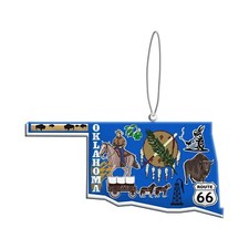 Boelter Brands "Oklahoma" Resin State Figural Ornament