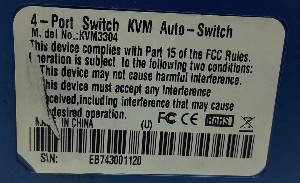 Zonet KVM3304 4-Port KVM Switch - Image 3 of 4