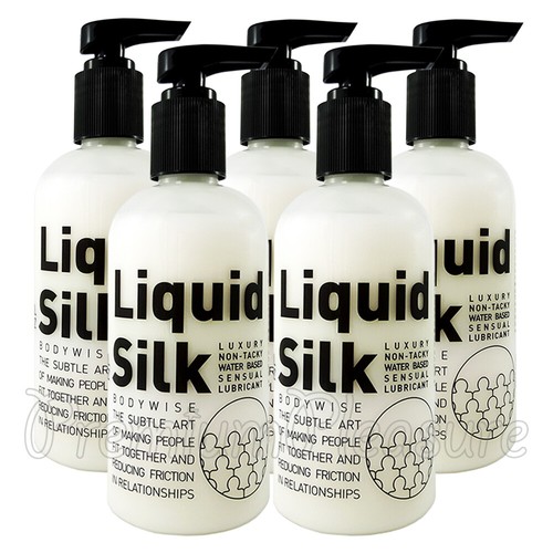 Pack of 5 Liquid Silk lubricant Intimate lube Water based Luxury 5 x