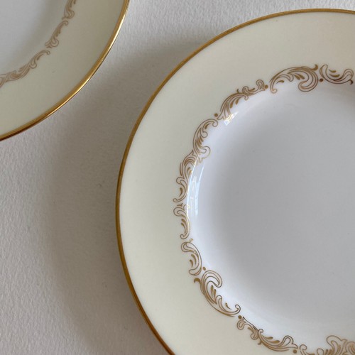 Pair of Minton Felicity Pattern Bread & Butter Plates - Bone China - England - Picture 5 of 14