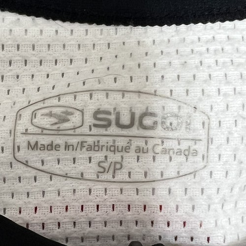 Sujetador sin mangas de triatlón Sugoi Velocity para mujer pequeño incorporado rojo blanco negro - Imagen 5 de 15