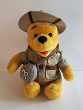 Walt Disney World Parks Animal Kingdom Safari Winnie The Pooh Explorer Plush 9"