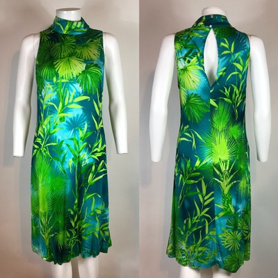 versace jungle print dress