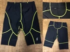 Cycling Shorts with Back Zip Pocket Ideal for Running Gym Exercise Tight Fitting