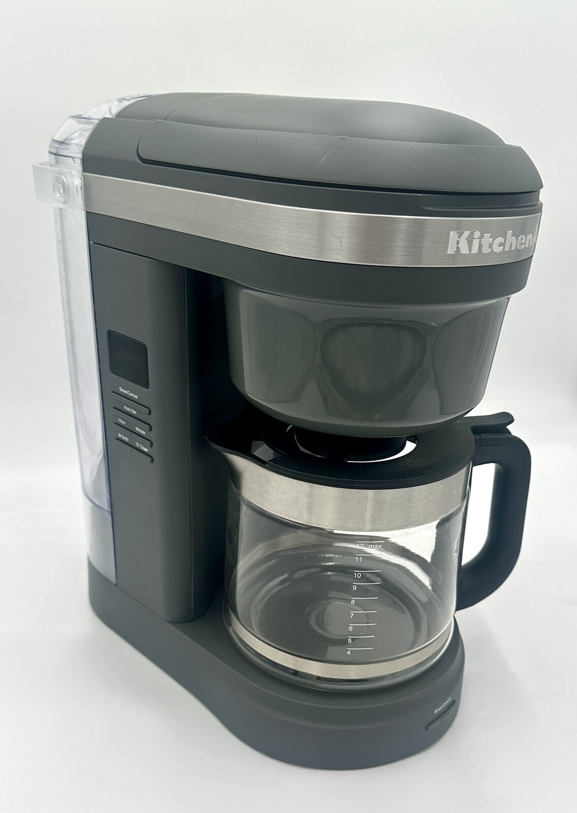 KitchenAid 12Cup Coffee Maker Drip Spiral Shower Head Matte Gray