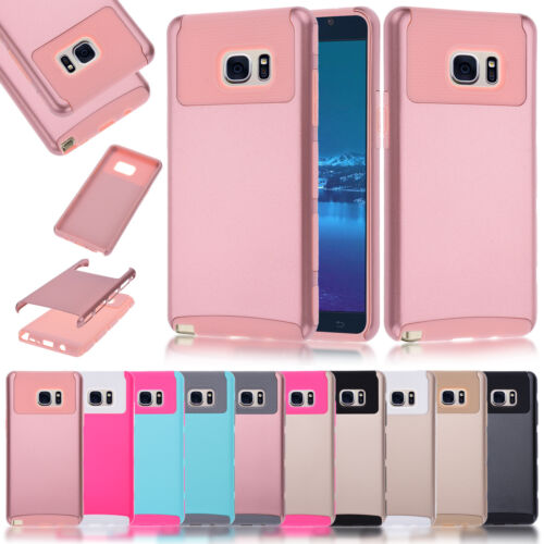 Mix Color Dual Layer Hybrid Protective Case Cover For Samsung LG Motorola HTC - Picture 1 of 23