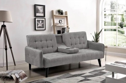 Pinzon Twin 72”Upholstered Convertible Couch
