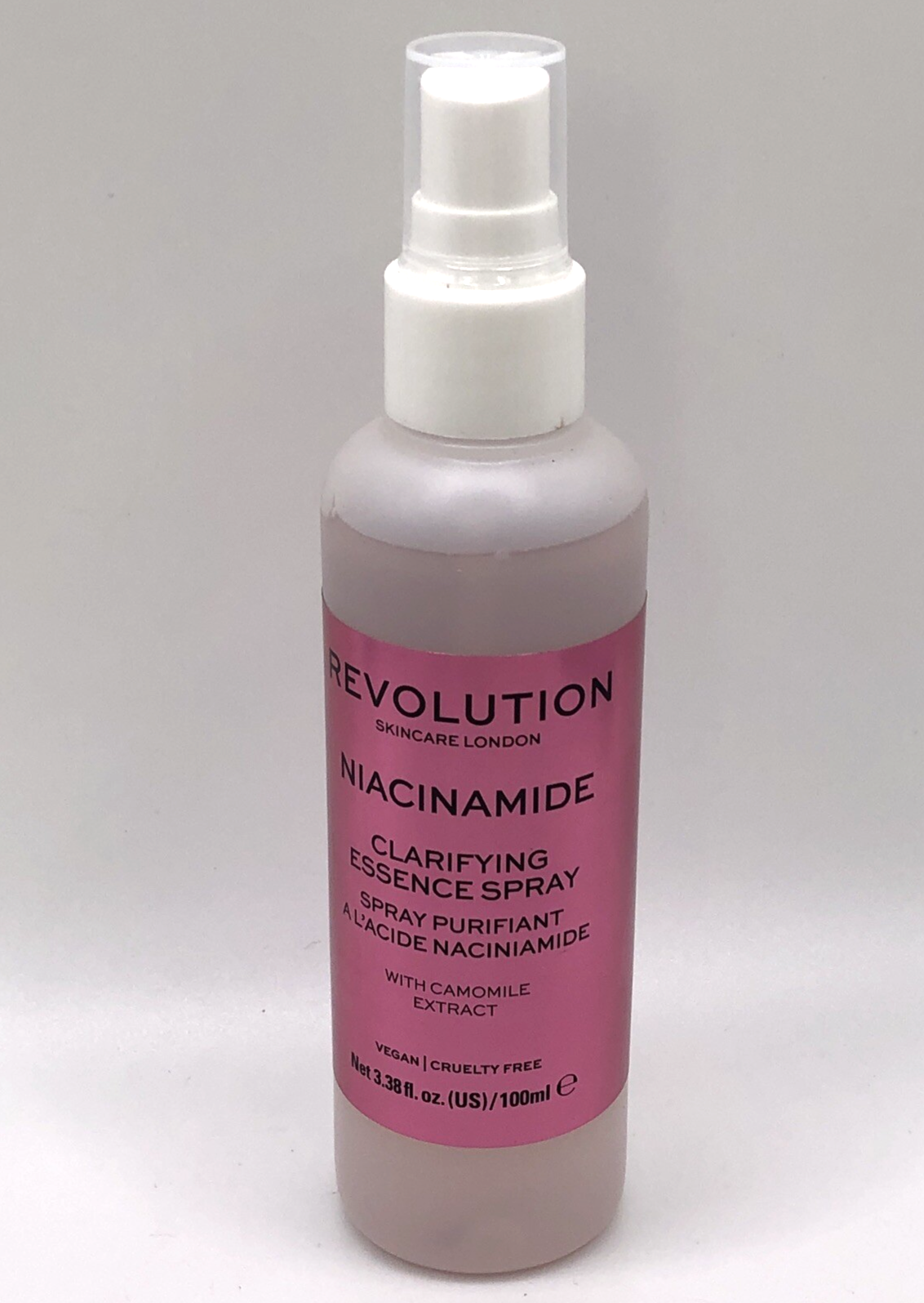 Revolution Skincare Niacinamide Clarifying Essence Spray 100ml for Face and Neck