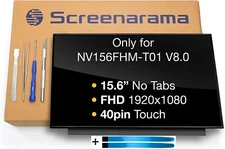 BOE NV156FHM-T01 V8.0 40pin FHD LCD Touch Screen + Tools SCREENARAMA * FAST