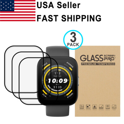 3PACK Tempered Glass Screen Protector For Huami Amazfit Bip 5