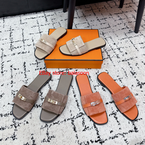 fashion women wear casual flat-bottomed slippers size 35-43 spring/summer 2026 - Picture 4 of 41