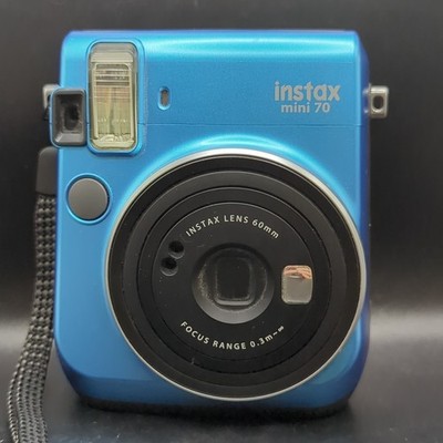 Fujifilm Instax Mini 70 Instant Film Camera Metallic Blue Tested