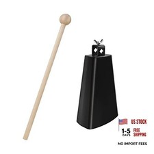 Cowbell 5 inch Metal Steel Cow Bell Instrument Noise Makers Cowbell Hand 5