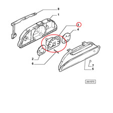 Compteur Fiat UNO
