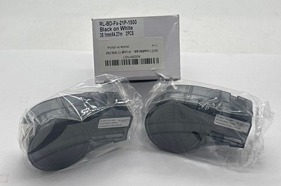 Sikot RL-BD-FX-21P-1500 Self-Laminating Vinyl Label Cartridge 14' X1.5'' Lot of 2