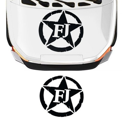 Pegatinas logo capó FJ estrella compatible con Toyota FJ Cruiser