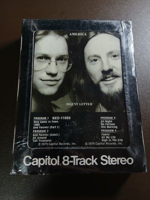 AMERICA Silent Letter 8 Track Tape SEALED