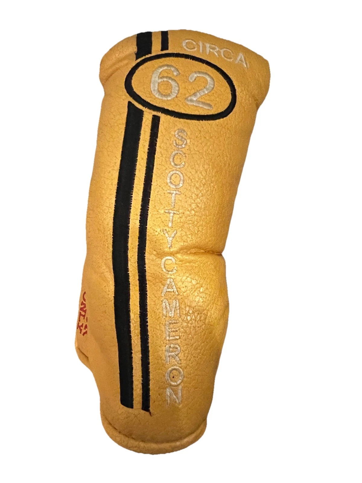 Rare Scotty Cameron Circle T Circa 62 Putter HeadCover Yellow Titleist FTUO