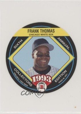 1993 King-B Collector's Edition Discs Frank Thomas #4 HOF 00ah