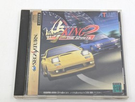 Sega Saturn White HST-3220 NTSC-J Tested w Controller + Touge King the Spirits 2