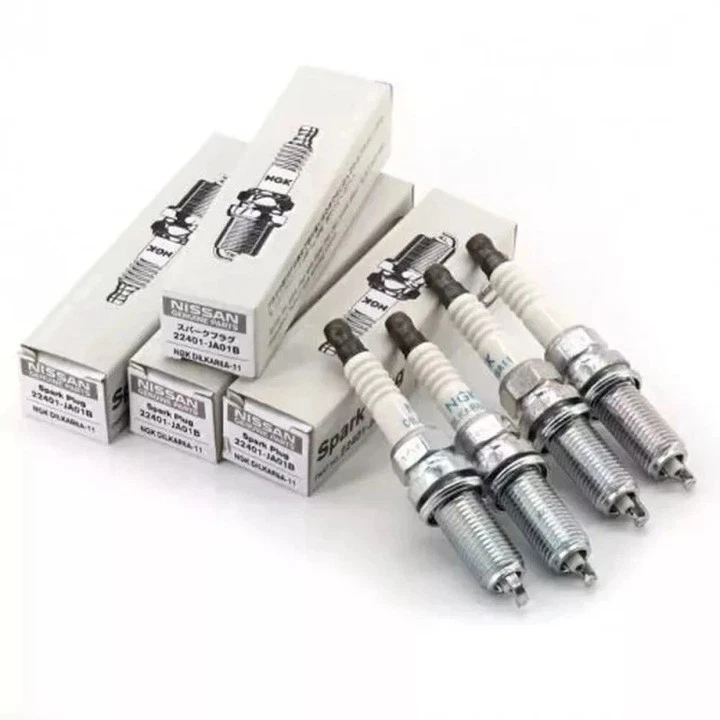4 Iridium Spark Plug 22401-JA01B For 07-17 Nissan Versa Altima Rogue Sentra Cube Foto 2 de 4