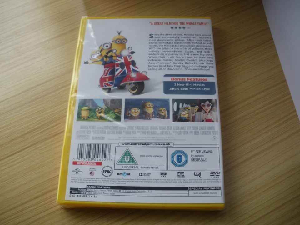 Minions DVD - Sealed - Image 2 of 2