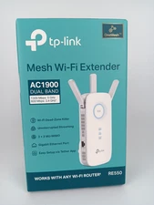 TP-Link AC1900 WiFi Range Extender RE550 | Dual-Band Wireless Repeater Amplifier