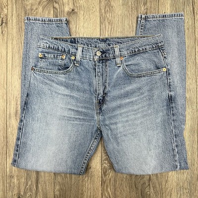 Levis 512 Jeans Size 32 Mens Blue Slim Taper Fit Preowned