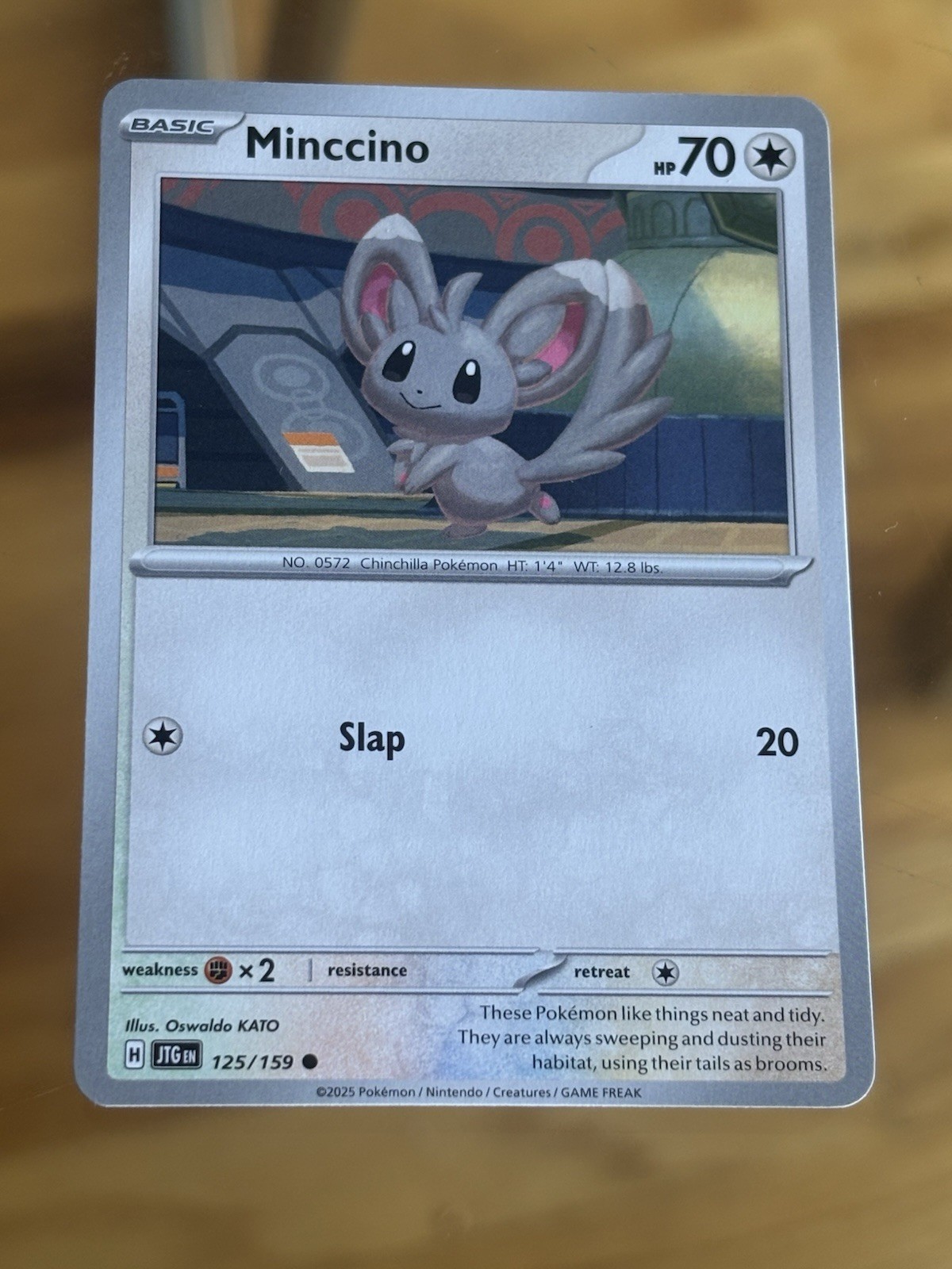 Minccino - 125/159 - Common Pokemon Card Journey Together