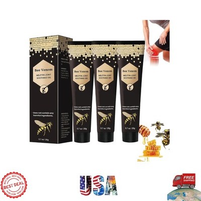 Propolis Professional Gel - 3x Bee Venom Cream for Joint Comfort (0.7 oz each)