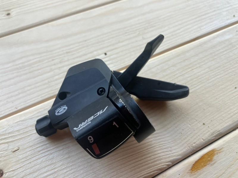 Shimano Acera M390 9 Speed Right Rear Rapidfire Shifter Black - SERVICED