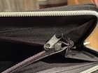 Jeun Bang Black nylon Jet Zip Around Long Wallet Silver Zipper NWOT! — photo 10