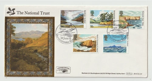24/6/1981 UK GB FDC - National Trusts - Benham BOCS(2)4 - Derwentwater Special 2