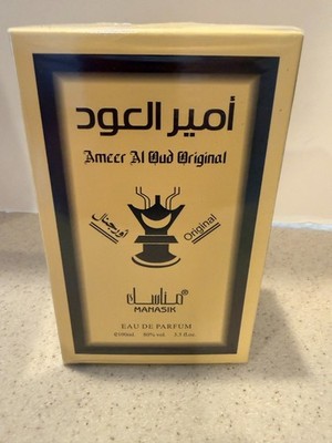 Ameer Al  OUD Original Manasik 100 ML - New Sealed  100ml , 3.3 fl oz.