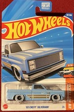 HOT WHEELS '83 CHEVY SILVERADO BLUE 157/250 . SEE COMBINED OFFERS 