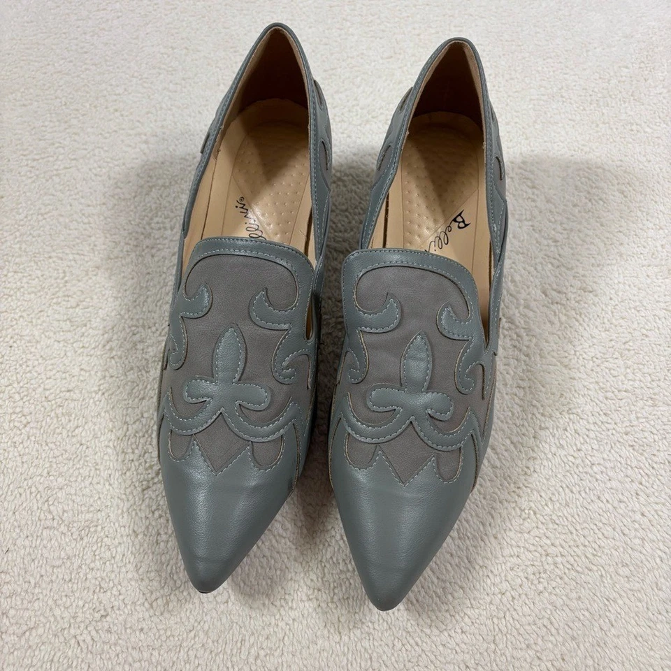 Zapato de vestir Bellini Bengala para mujer gris imitación cuero/gris microgamuza talla 10M Foto 4 de 4