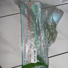 Wireless Keyboard and Mouse Combo, 2.4Ghz USB Cordless round Keys Set for Laptop