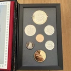 1988 Canada Proof Set 7 Coin Royal Canadian Mint 50% Silver Dollar + Case