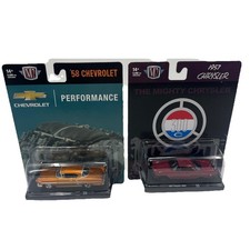 Lot Of 2 Cars, M2 Machines 1957 Chrysler 300C/1958 Chevrolet Impala, 1:64 W 