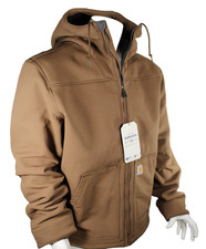NWT CARHARTT Super Dux Men's Large Reg Brown Sherpa Lined Work Jacket MSRP 174