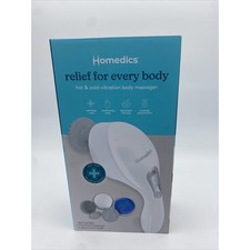 Vibration Body Massager BY HoMedics Hot Cold Relief 5 Massage Attachments